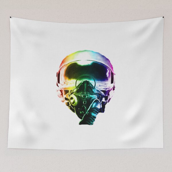 Item preview, Colorful Fighter Pilot Helmet designed and sold by Rott515.