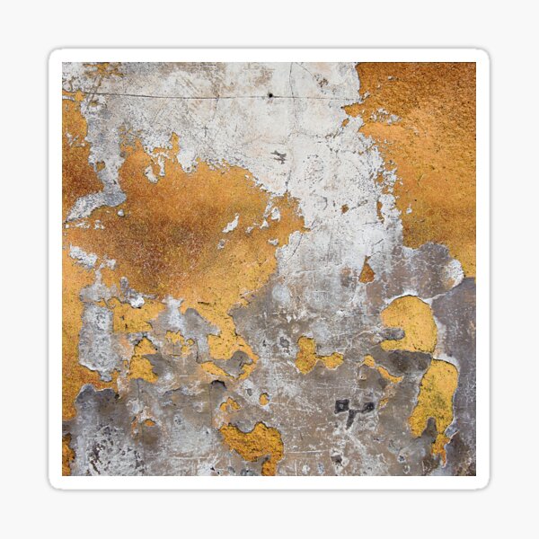 Item preview, Faux Metalfoil Gold Glamour on Gray Concrete Wall designed and sold by MysticMarble.