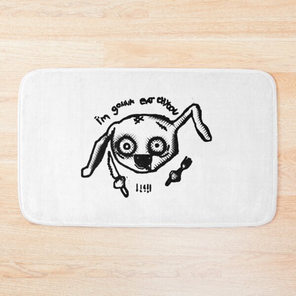 Item preview, Funny Mad Bunny With Fork And Knife designed and sold by Rott515.