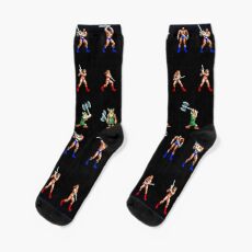 Golden Axe Pixel Art Socken