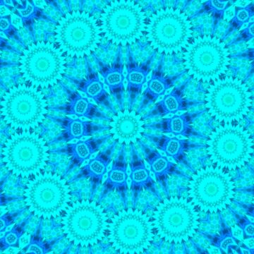 Artwork thumbnail, Vibrant Mandala by brupelo