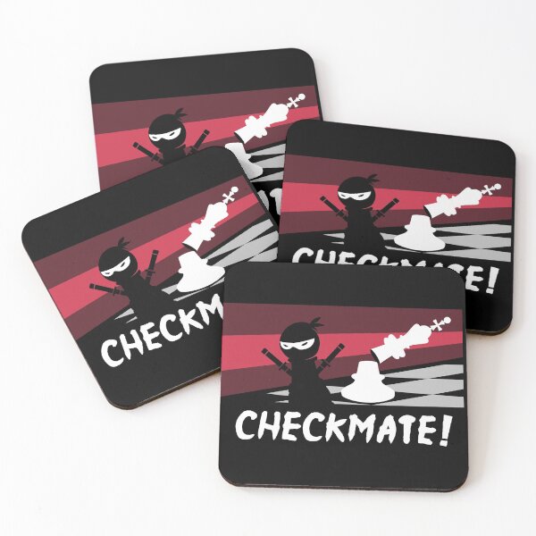 Item preview, Checkmate Ninja Pawn Chess Master designed and sold by cartoonice.