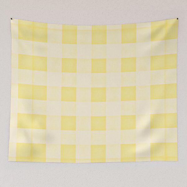 Item preview, FARMHOUSE SHABBY GINGHAM SUNNY YELLOW by Monika Strigel designed and sold by SunlightStudios.