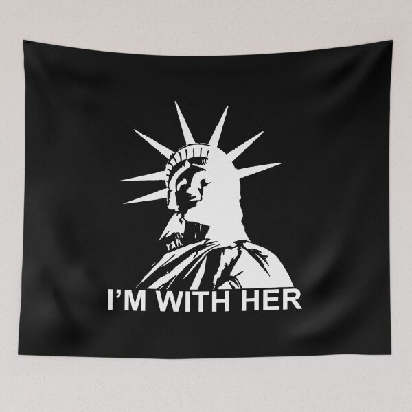 Item preview, I'm With Her (White) designed and sold by TheLastStand.