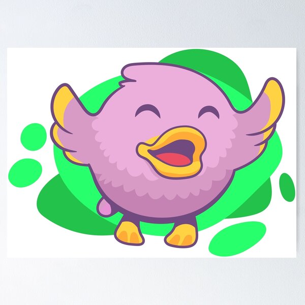 Item preview, Cute Purple & Green Bird designed and sold by Starquake.
