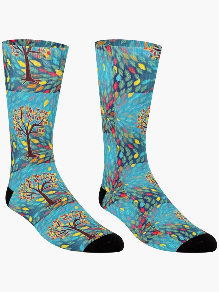 Thumbnail 3 of 5, Socks, Tree designed and sold by RoxanneG.
