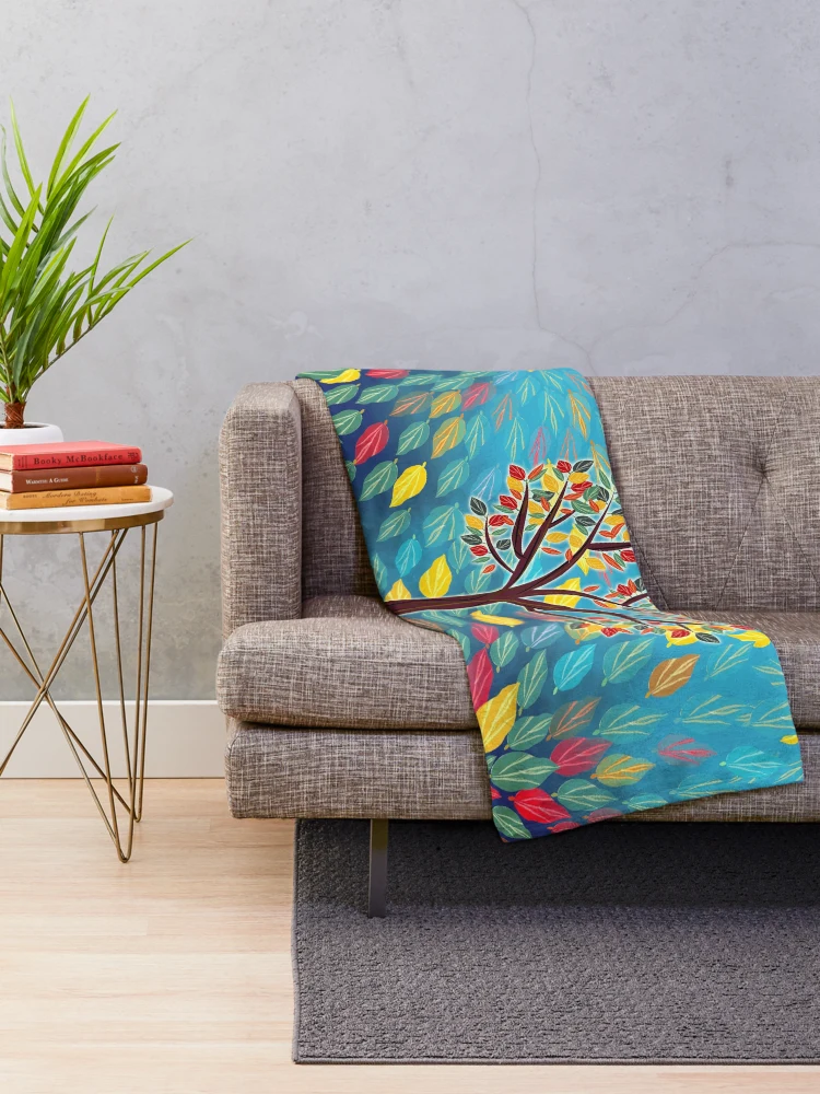 Thumbnail 2 of 6, Throw Blanket, Tree designed and sold by RoxanneG.