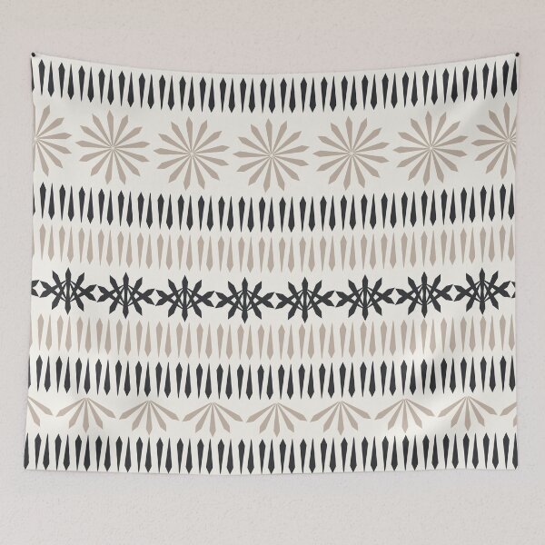 Item preview, Snowflake pattern beige designed and sold by BrankaPD.