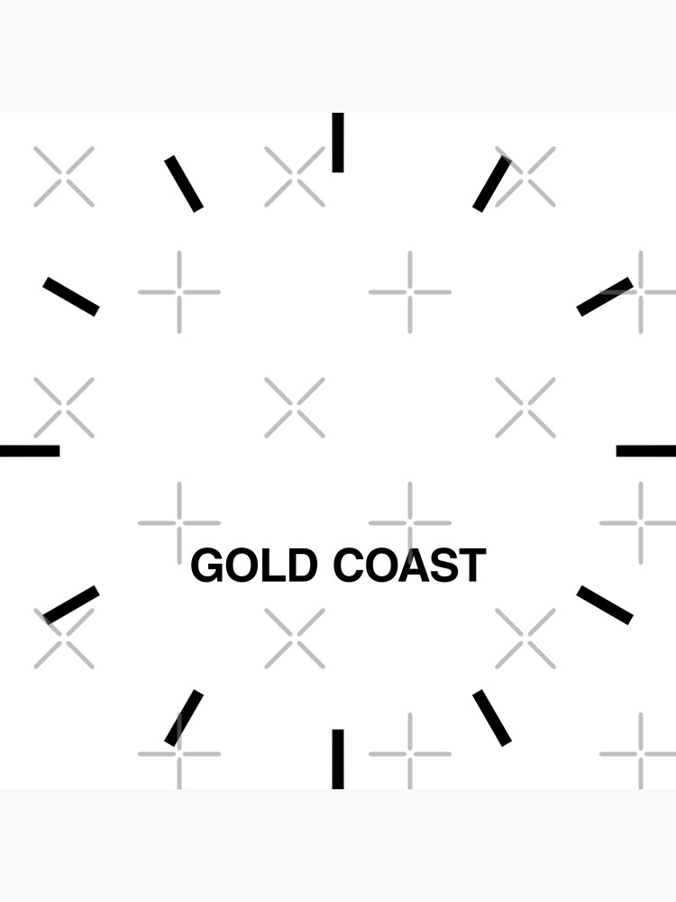 "Gold Coast Time Zone Newsroom Wall Clock" Clock for Sale by bluehugo