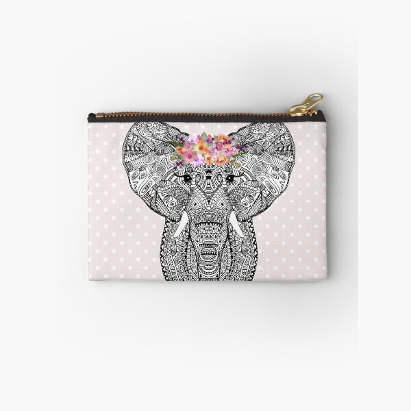 Item preview, FLOWERGIRL ELEPHANT BLUSH DOTS BY Monika Strigel designed and sold by SunlightStudios.
