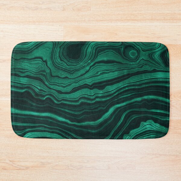 Item preview, Faux Malachite Green Marble with light Veins designed and sold by MysticMarble.
