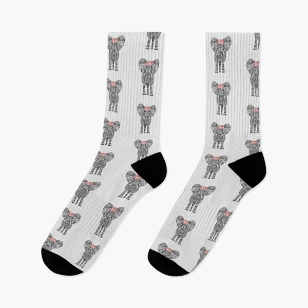 Item preview, FLOWERGIRL ELEPHANT GREY DOTS BY Monika Strigel designed and sold by SunlightStudios.