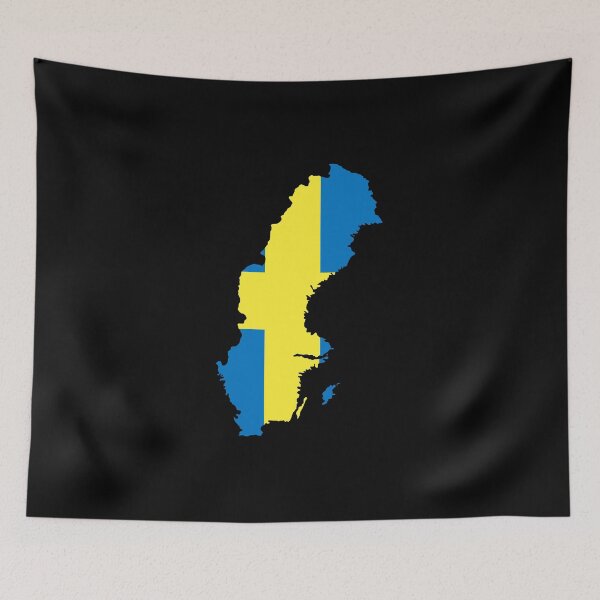 Item preview, Flag of Sweden and Map of Sweden designed and sold by IBMClothing.