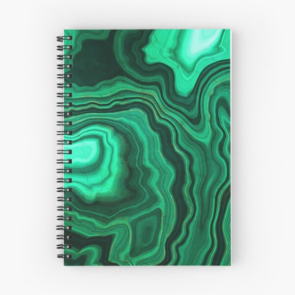 Item preview, Malachite Green Faux Marble with Gold Veins III designed and sold by MysticMarble.