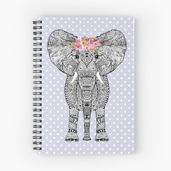 Item preview, FLOWERGIRL ELEPHANT LAVENDER DOTS BY Monika Strigel designed and sold by SunlightStudios.