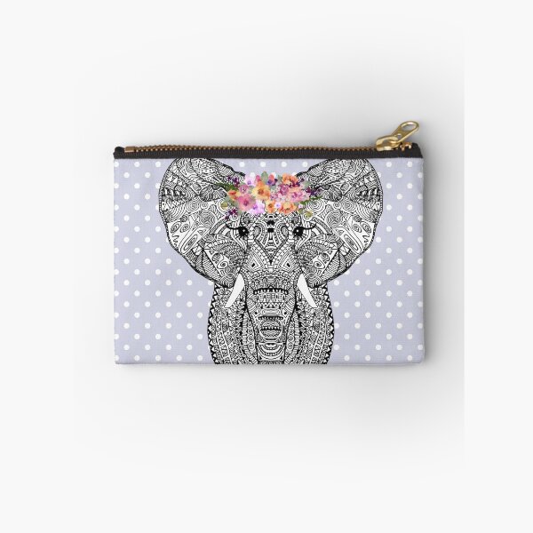 Item preview, FLOWERGIRL ELEPHANT LAVENDER DOTS BY Monika Strigel designed and sold by SunlightStudios.
