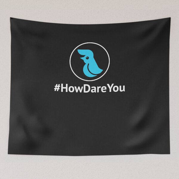 Item preview, Global Climate Strike #HowDareYou How Dare You designed and sold by deichmonster.