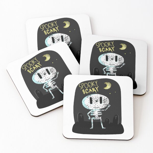 Item preview, Spooky Scary Skeleton Halloween Trend Moon Mug Sticker Gift Shirt designed and sold by gillys.