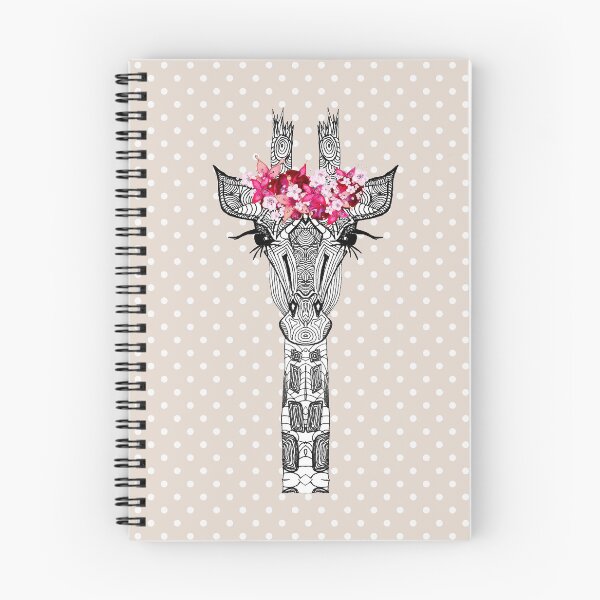 Item preview, FLOWERGIRL GIRAFFE GREIGE DOTS by Monika Strigel designed and sold by SunlightStudios.