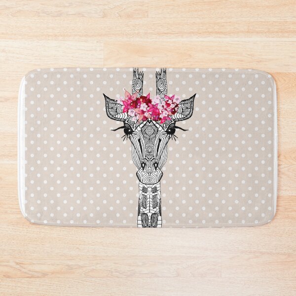 Item preview, FLOWERGIRL GIRAFFE GREIGE DOTS by Monika Strigel designed and sold by SunlightStudios.