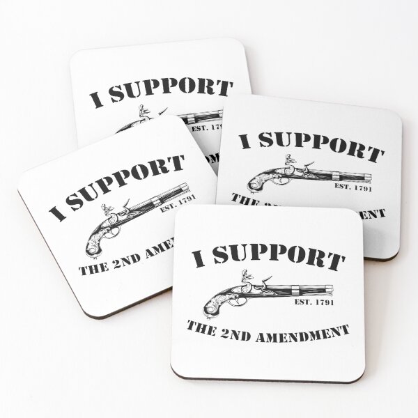 Item preview, I Support the 2nd Amendment (Black) designed and sold by TheLastStand.