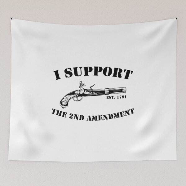 Item preview, I Support the 2nd Amendment (Black) designed and sold by TheLastStand.