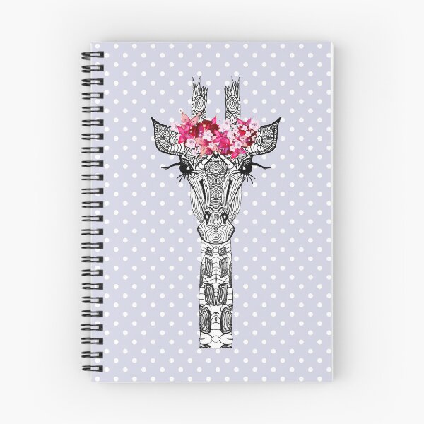 Item preview, FLOWERGIRL GIRAFFE LAVENDER DOTS by Monika Strigel designed and sold by SunlightStudios.
