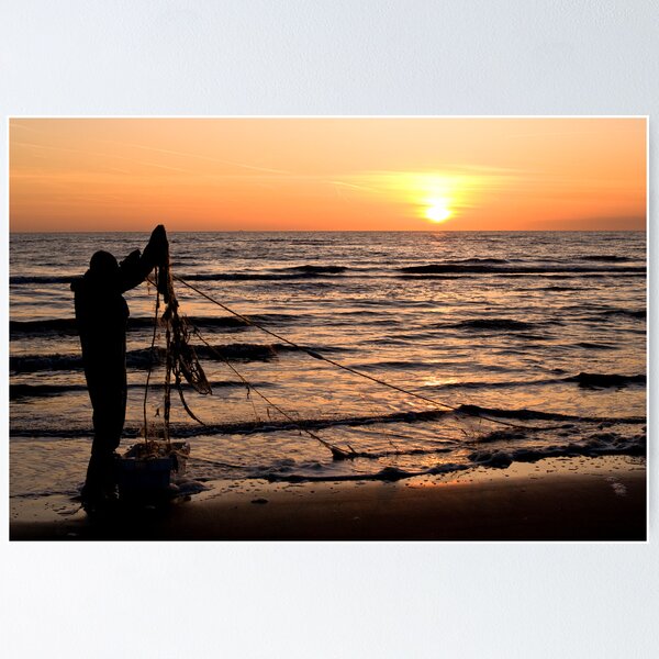 Item preview, Fisherman on the beach designed and sold by Willem Hoekstra.