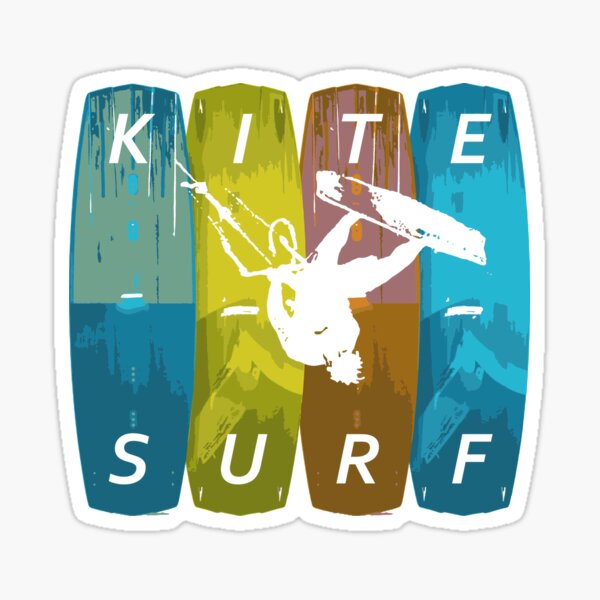 Stickers Camping Car Kit Kite Surf - ref.d13064