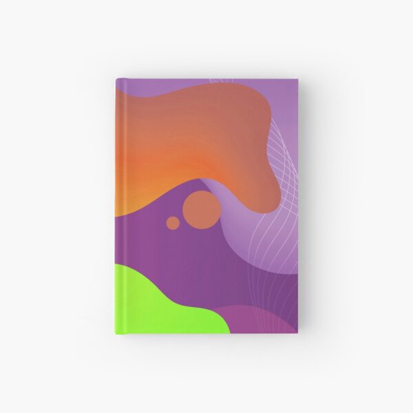 Very Cool, Super Awesome and kind of Pretty Amazing Colorful Abstract Pattern Hardcover Journal