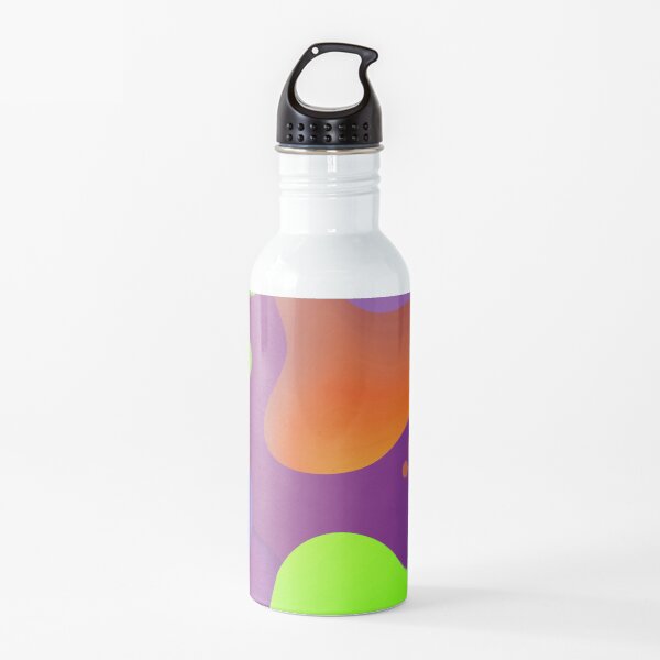 Very Cool, Super Awesome and kind of Pretty Amazing Colorful Abstract Pattern Water Bottle