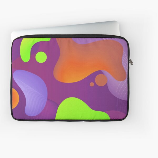Very Cool, Super Awesome and kind of Pretty Amazing Colorful Abstract Pattern Laptop Sleeve