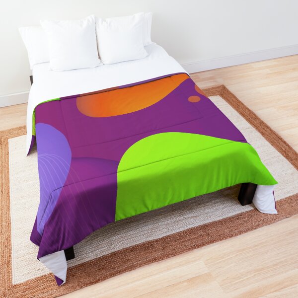 Very Cool, Super Awesome and kind of Pretty Amazing Colorful Abstract Pattern Comforter