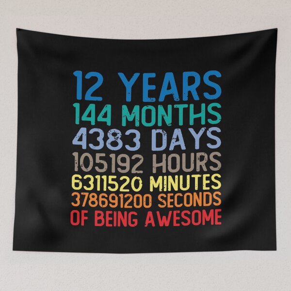 Item preview, 12 Years Old Of Being Awesome designed and sold by eulonix.