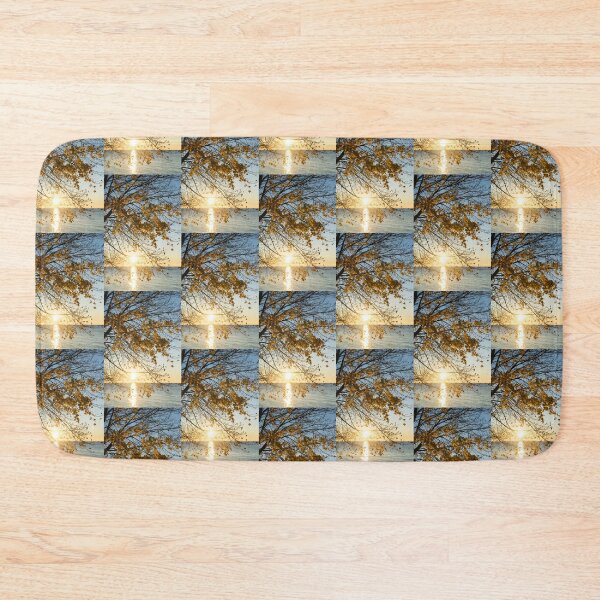 Item preview, Brilliant Yellows and Blues - the Golden Maple on the Lake Shore designed and sold by Georgia Mizuleva.