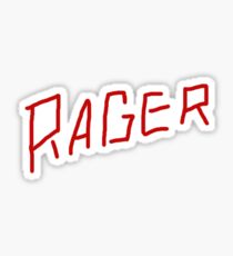 Kid Cudi Travis Scott Rager Sticker