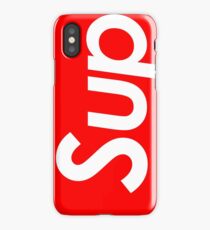 Supreme style "sup" iPhone Case/Skin