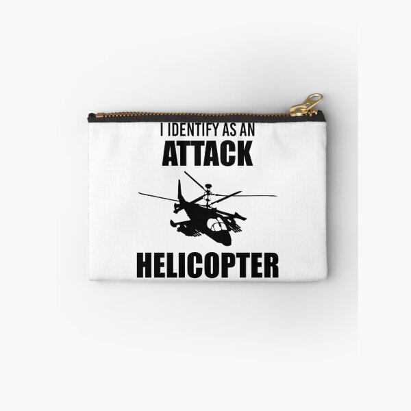 Item preview, I Identify as an Attack Helicopter (Black) designed and sold by TheLastStand.