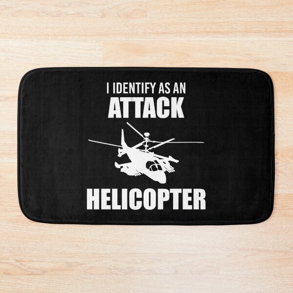 Item preview, I Identify as an Attack Helicopter (White) designed and sold by TheLastStand.
