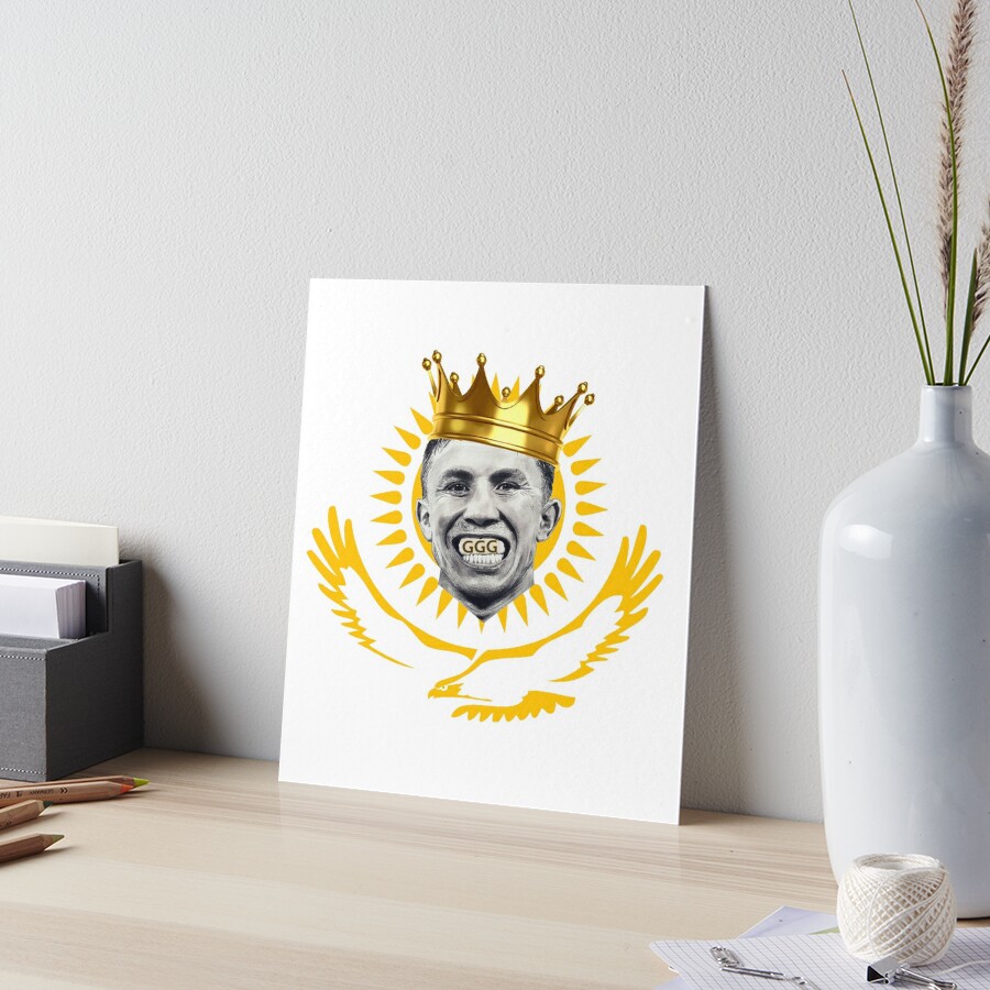 gennady golovkin Triple G GGG Art Board Print for Sale by Animob