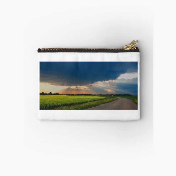 Item preview, Crepuscular rays 1 - canola, rural Saskatchewan designed and sold by fishinmusician.