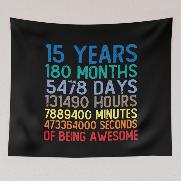 Item preview, 15 Years Old Of Being Awesome designed and sold by eulonix.