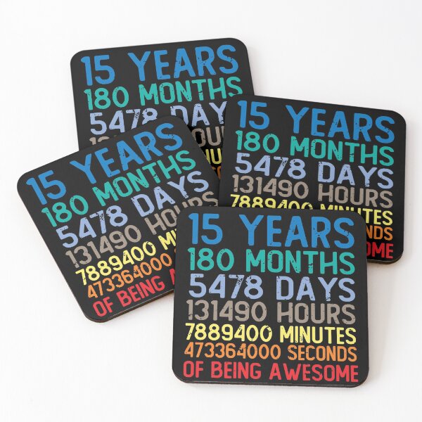 Item preview, 15 Years Old Of Being Awesome designed and sold by eulonix.