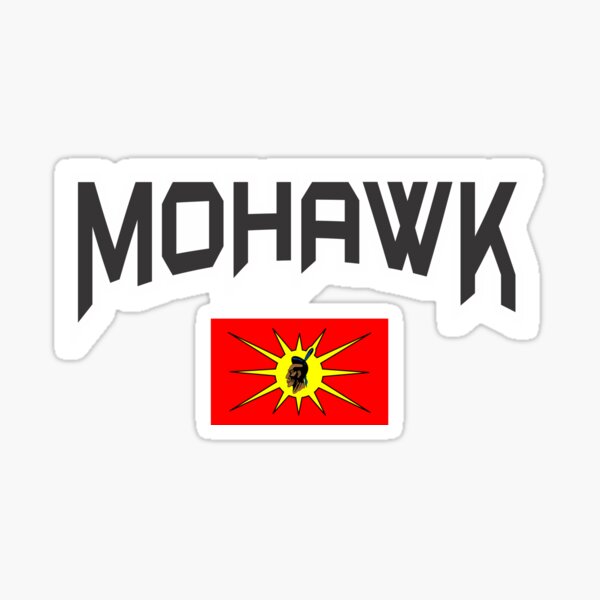 Mohawk Flag  Sticker