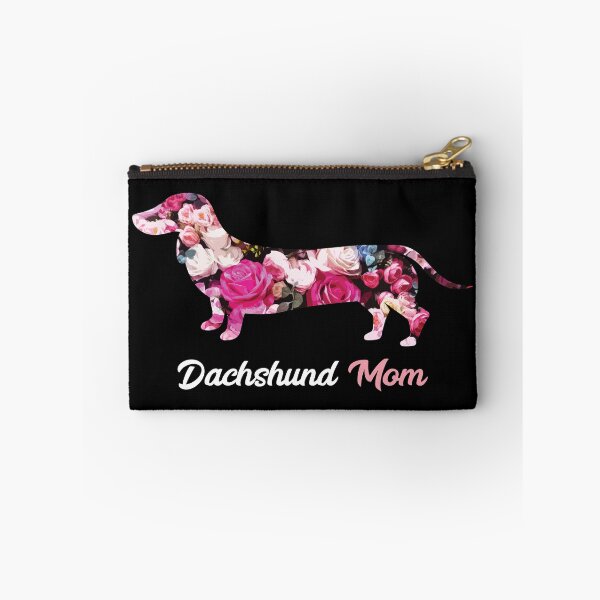 Item preview, Dachshund Mom Floral Silhouette designed and sold by SmartPooch.