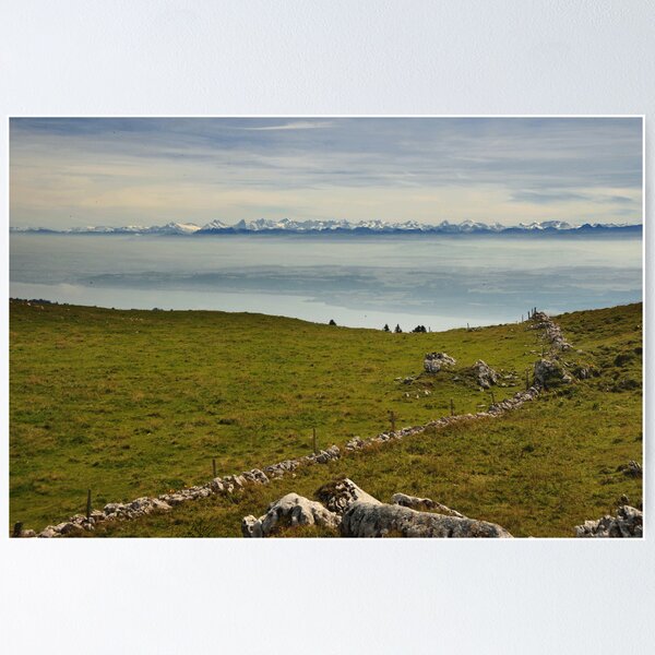 Item preview, Alps Panorama from the Jura Mountains designed and sold by Catherine Ames.