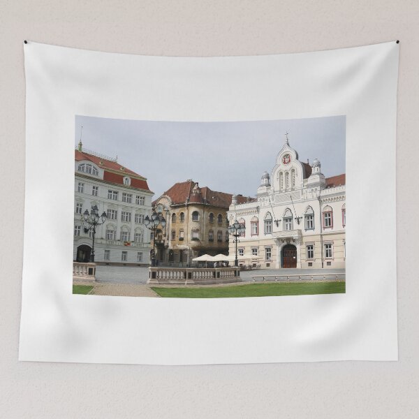Item preview, beautiful old buildings Union Sqaure Timisoara Romania designed and sold by goceris.