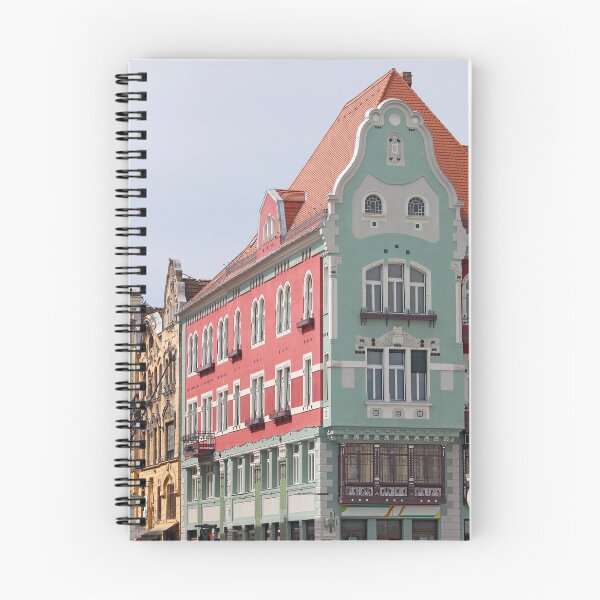 Item preview, colorful old buildings Union Sqaure Timisoara Romania designed and sold by goceris.