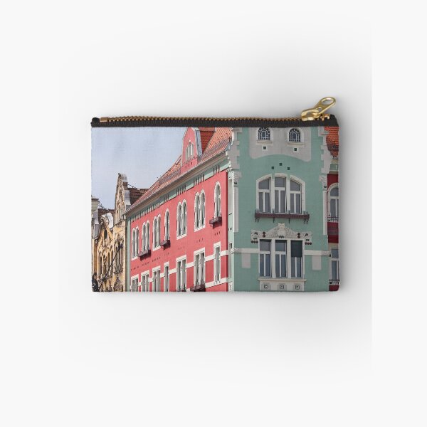 Item preview, colorful old buildings Union Sqaure Timisoara Romania designed and sold by goceris.