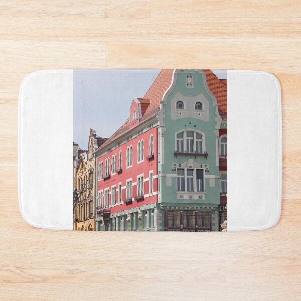 Item preview, colorful old buildings Union Sqaure Timisoara Romania designed and sold by goceris.